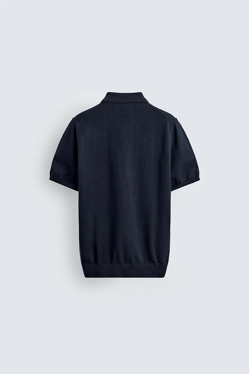 REGULAR FIT KNIT POLO SHIRT
