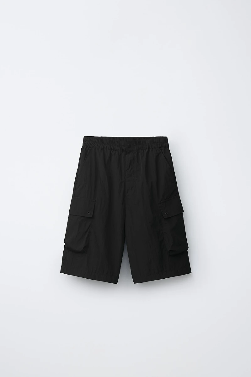 NYLON CARGO SHORTS