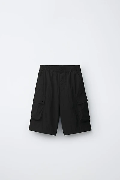NYLON CARGO SHORTS