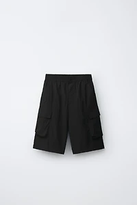 NYLON CARGO SHORTS