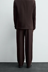 WOOL BLEND SUIT PANTS