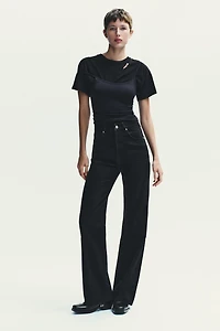 TRF HIGH RISE WIDE LEG JEANS