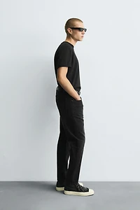 SLIM CROPPED FIT JEANS