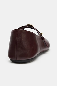 SOFT LEATHER BALLET FLATS