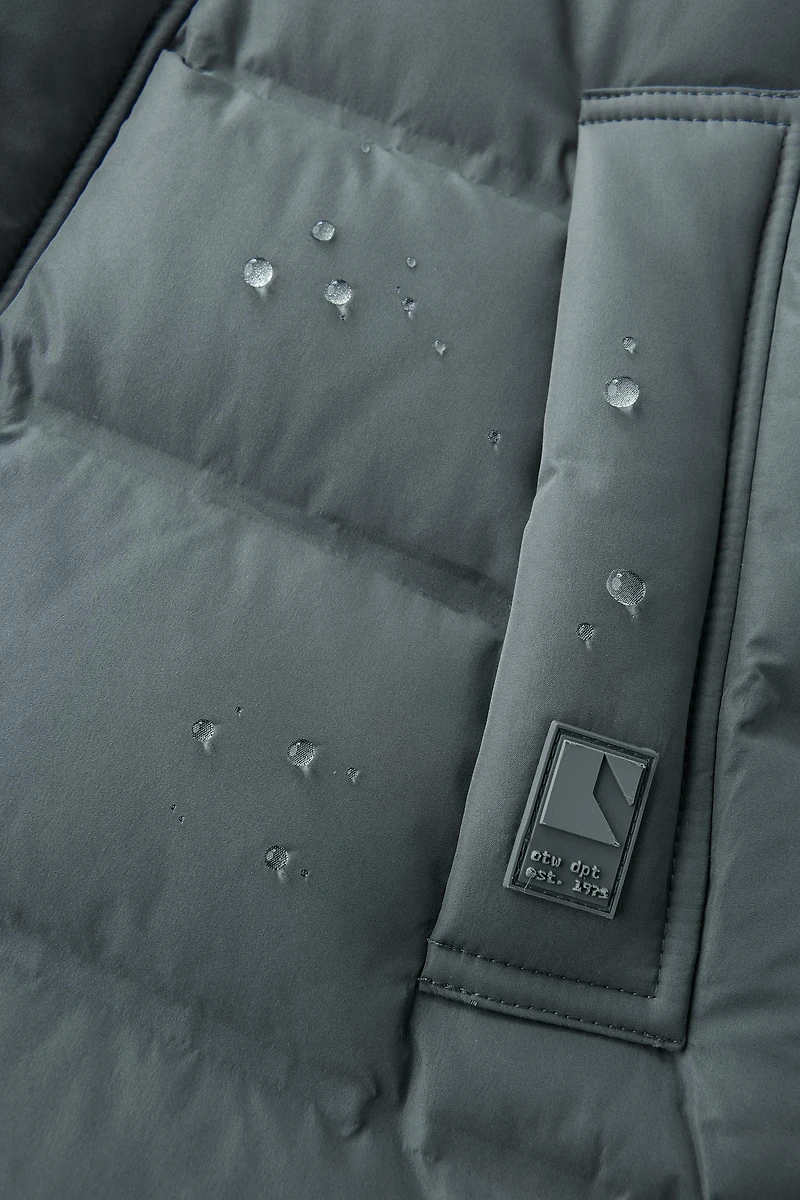 LONG WATER-REPELLENT DOWN PUFFER COAT