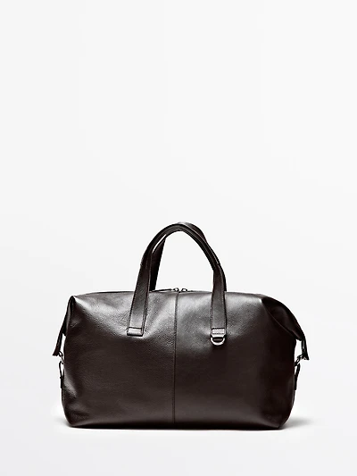 Nappa leather duffle bag