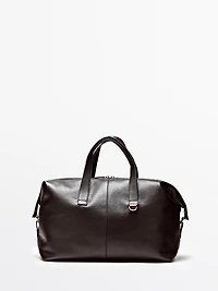 Nappa leather duffle bag