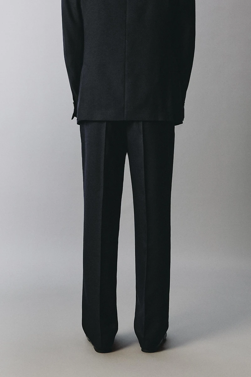 REGULAR FIT SUIT PANTS