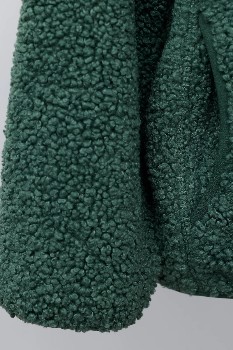 HOODED FLEECE JACKET