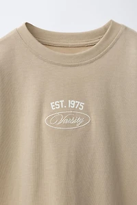 T-SHIRT JOGGING VARSITY