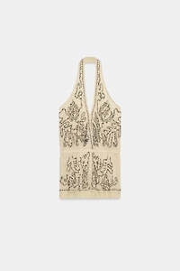 TOP HALTER BRODÉ ZW COLLECTION LIMITED EDITION