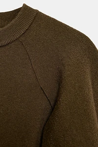 CAPE SLEEVE KNIT SWEATER