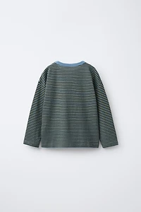 HEAVY WEIGHT STRIPED T-SHIRT
