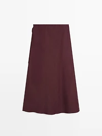 Jupe midi paréo