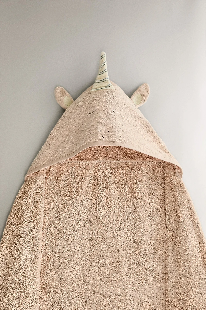 SERVIETTE DE BAIN BÉBÉ À CAPUCHE