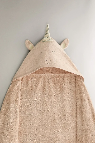 SERVIETTE DE BAIN BÉBÉ À CAPUCHE