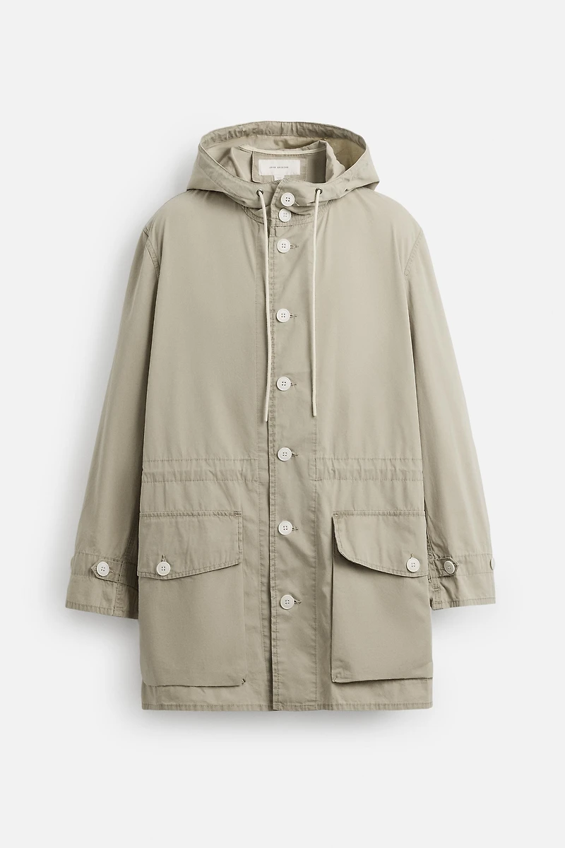 SHORT COTTON PARKA