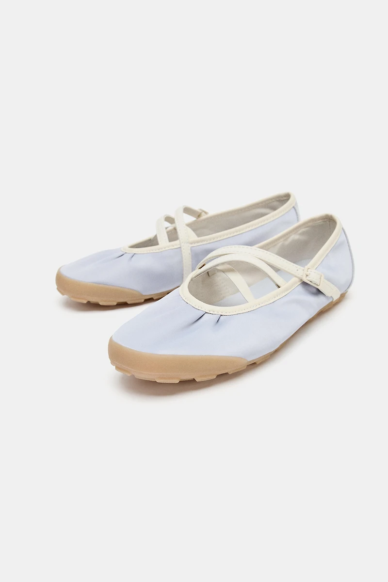 BALLERINES SPORT SATINÉES