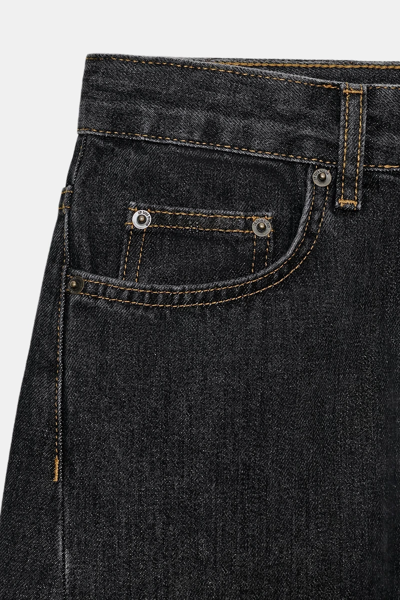 ZW COLLECTION MID-RISE ANKLE BALLOON JEANS
