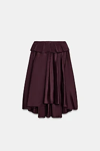 VOLUMINOUS MIDI SKIRT