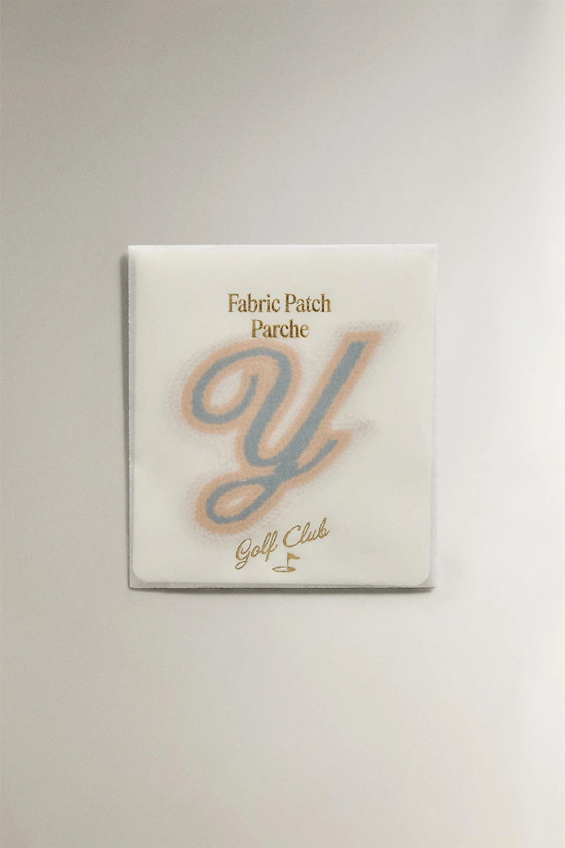 COTTON LETTER Y PATCH