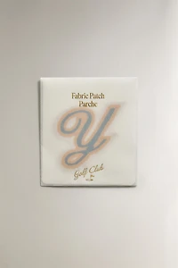COTTON LETTER Y PATCH