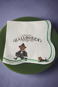 SET OF CHILDREN'S HALLOWEEN PAPER NAPKINS (SET OF 20)