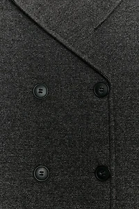 SOFT DOUBLE-BREASTED SHORT COAT