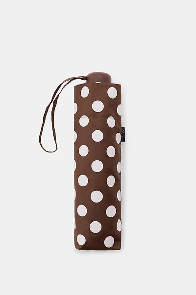 POLKA DOT FOLDABLE UMBRELLA