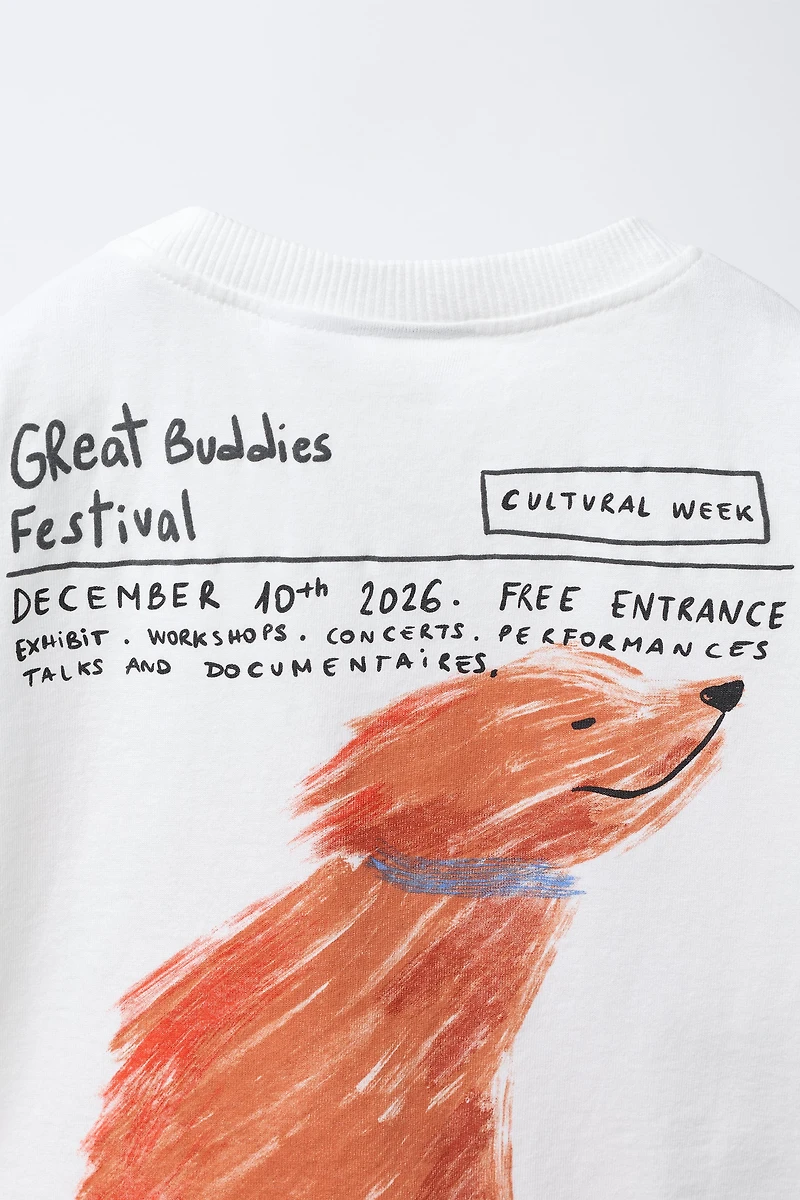 DOG PRINT T-SHIRT