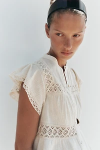 TOP RUSTIQUE CROCHET ENTRE-DEUX