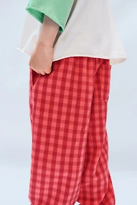 PANTALON BAGGY À CARREAUX VICHY ÉDITION LIMITÉE (2-14 ANS)