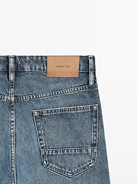 Cropped slim fit jeans