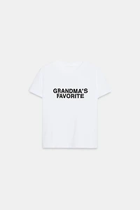 FRONT TEXT T-SHIRT