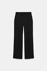 HIGH-WAISTED STRAIGHT LEG PANTS