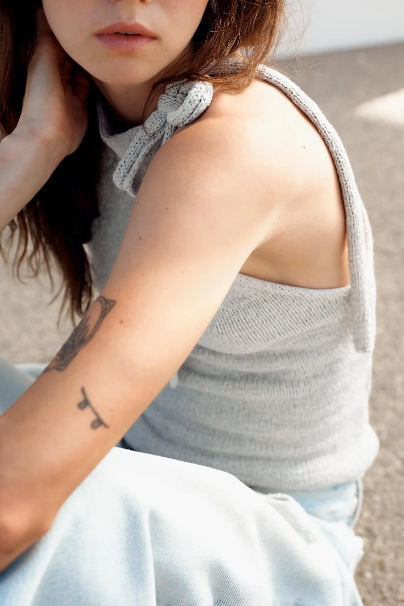 RUSTIC HALTER TOP