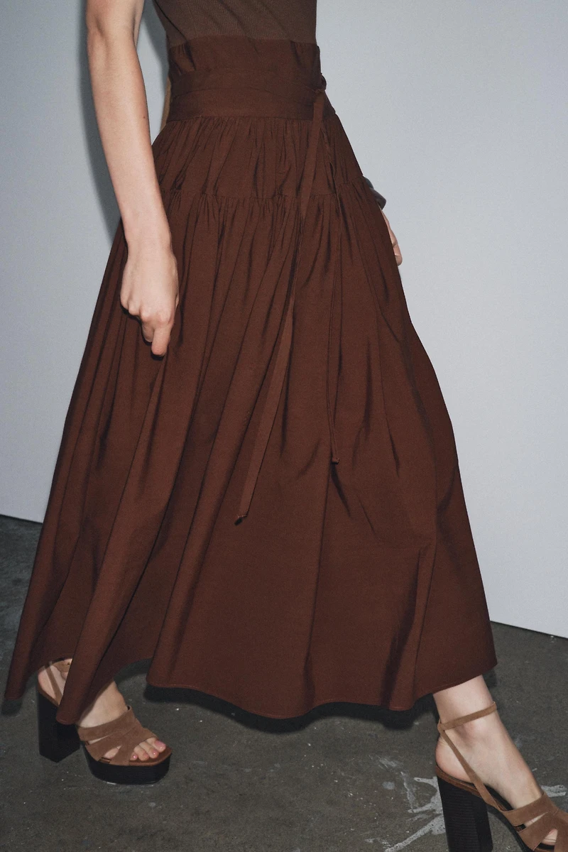 COMBINATION RUCHED DRESS