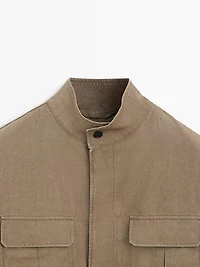 100% linen Safari jacket