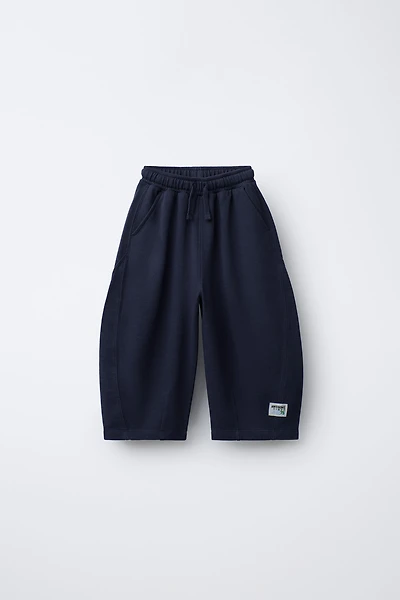 BALLOON PANTS WITH LABEL