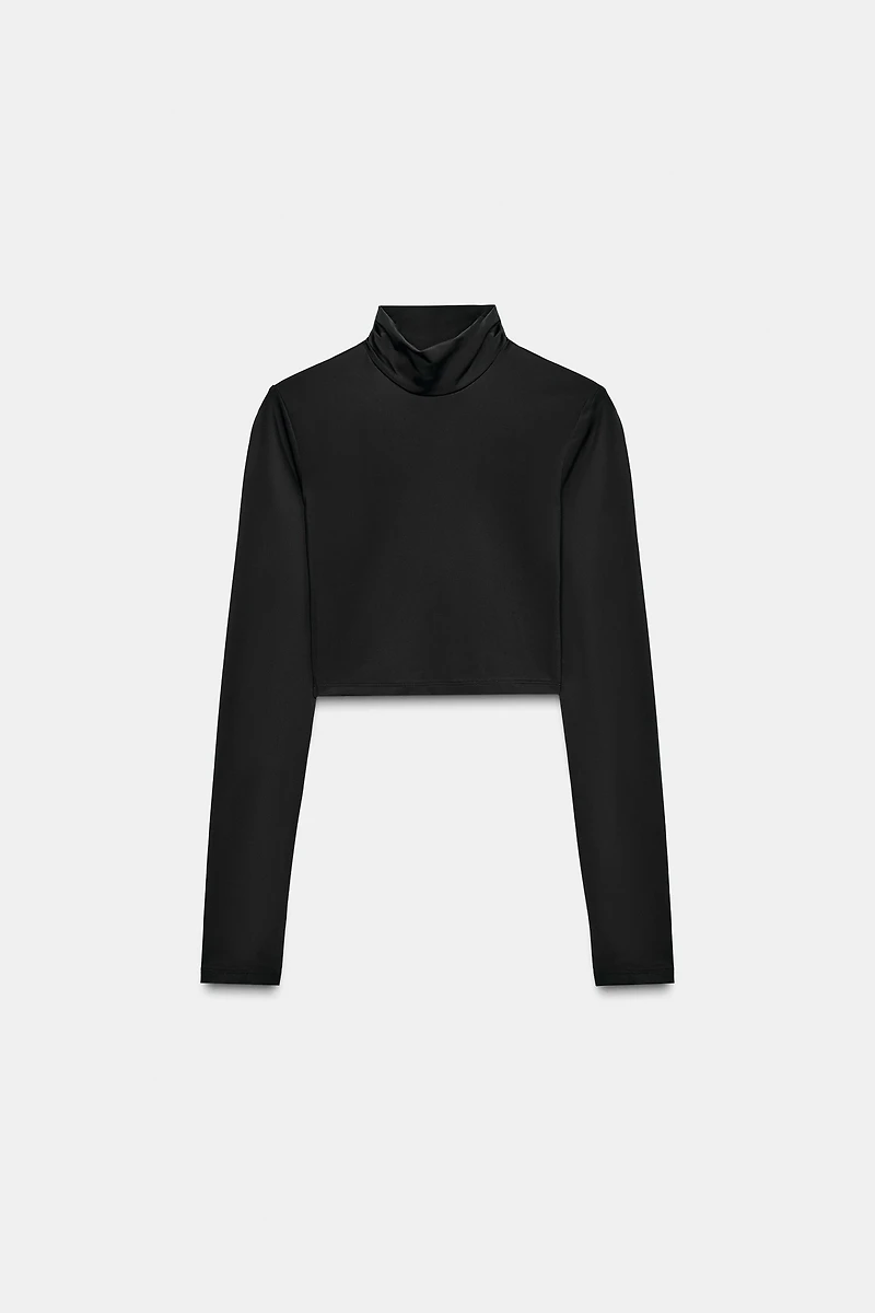 NYLON CROP TOP