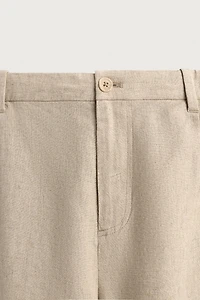 BERMUDA RELAXED LIN ET VISCOSE