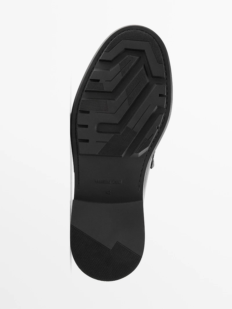Soft leather loafers