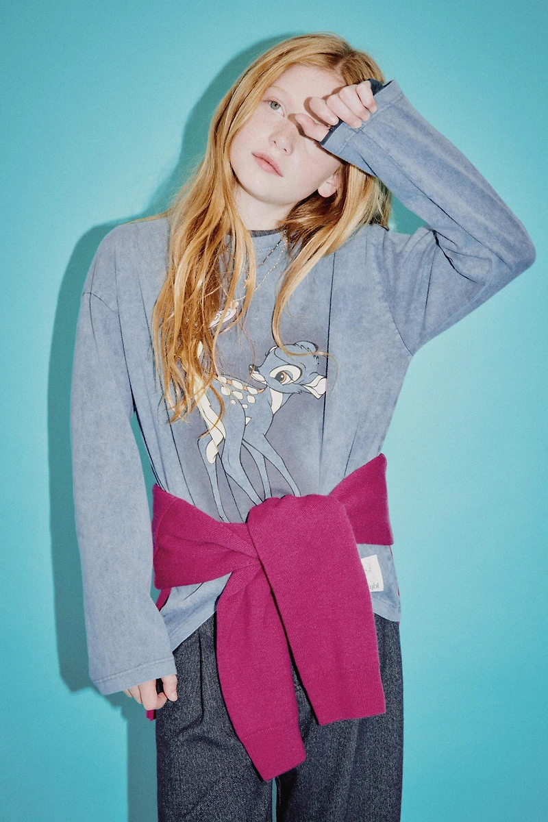 WASHED EFFECT BAMBI © DISNEY T-SHIRT