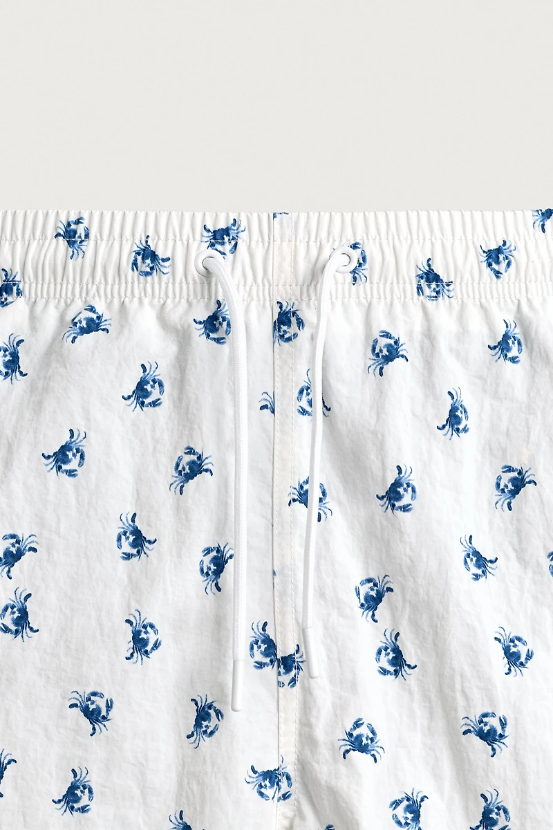 CRAB PRINT SWIMSUIT