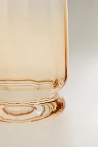 VERRE À SODA EN VERRE À LIGNES