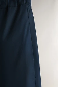 COTTON POPLIN TROUSERS
