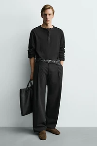LEATHER PENNY LOAFERS
