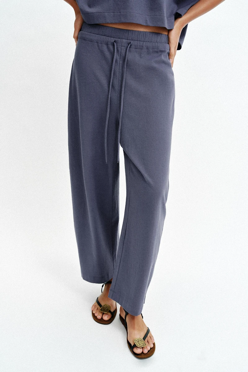RUSTIC DRAWSTRING PANTS