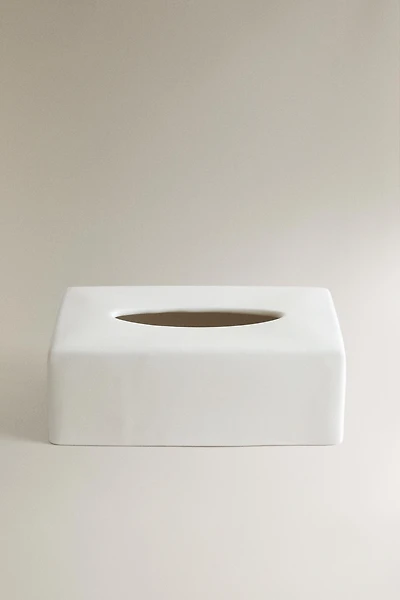 RECTANGULAR CERAMIC TISSUE BOX