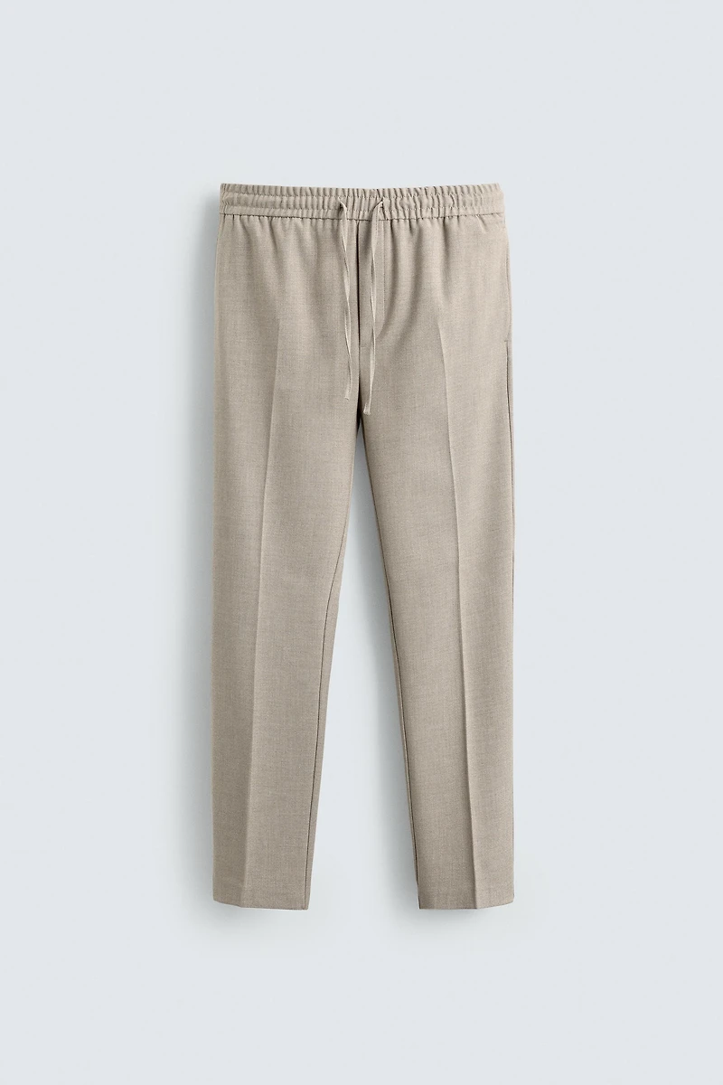 JOGGER WAIST STRETCH PANTS